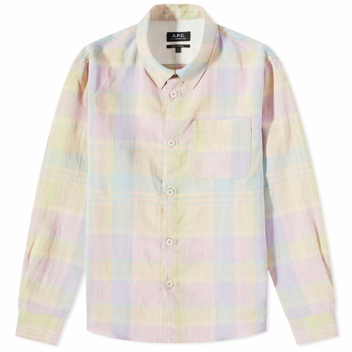 Photo: A.P.C. Men's Trek Overshirt in Multicolor