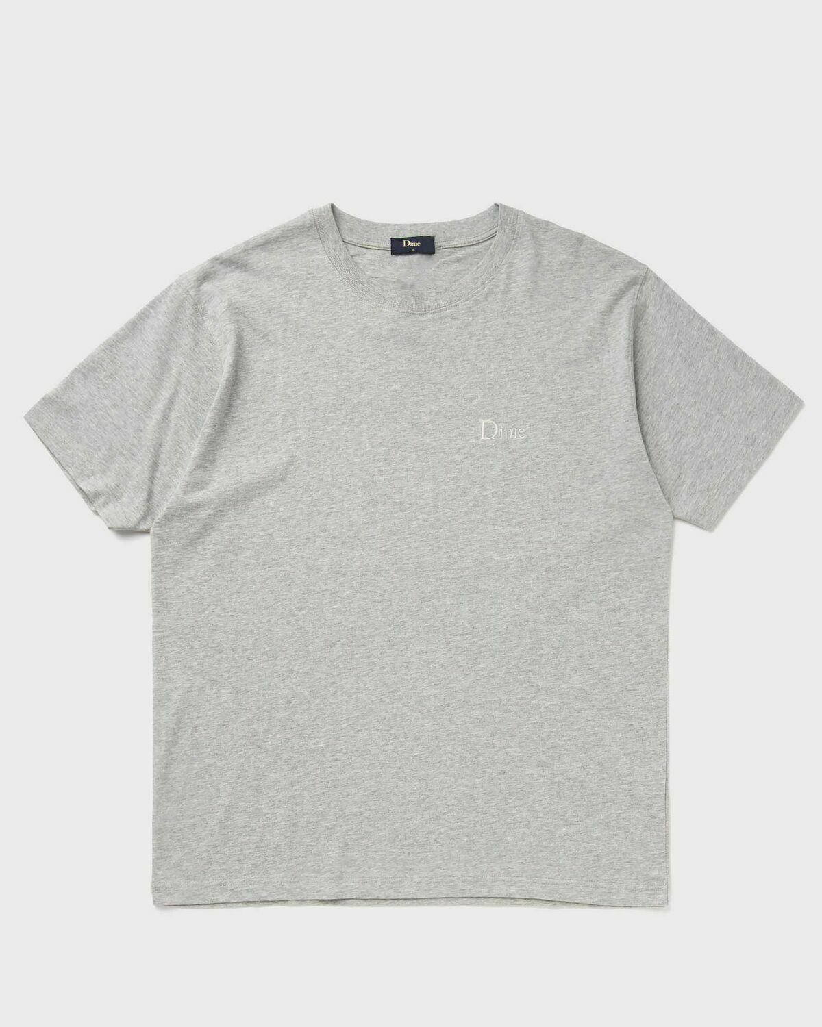 Dime Mtl Classic Small Logo T Shirt Grey Shortsleeves Dime