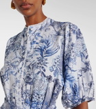 Melissa Odabash Kitty cotton and linen shirt dress