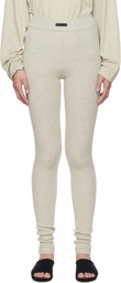 Fear of God ESSENTIALS Beige Soft Rib Leggings