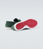 Christian Louboutin Chambeliboat leather slip-on shoes