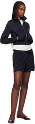 Maison Kitsuné Black Baby Fox Patch Regular Jog Shorts