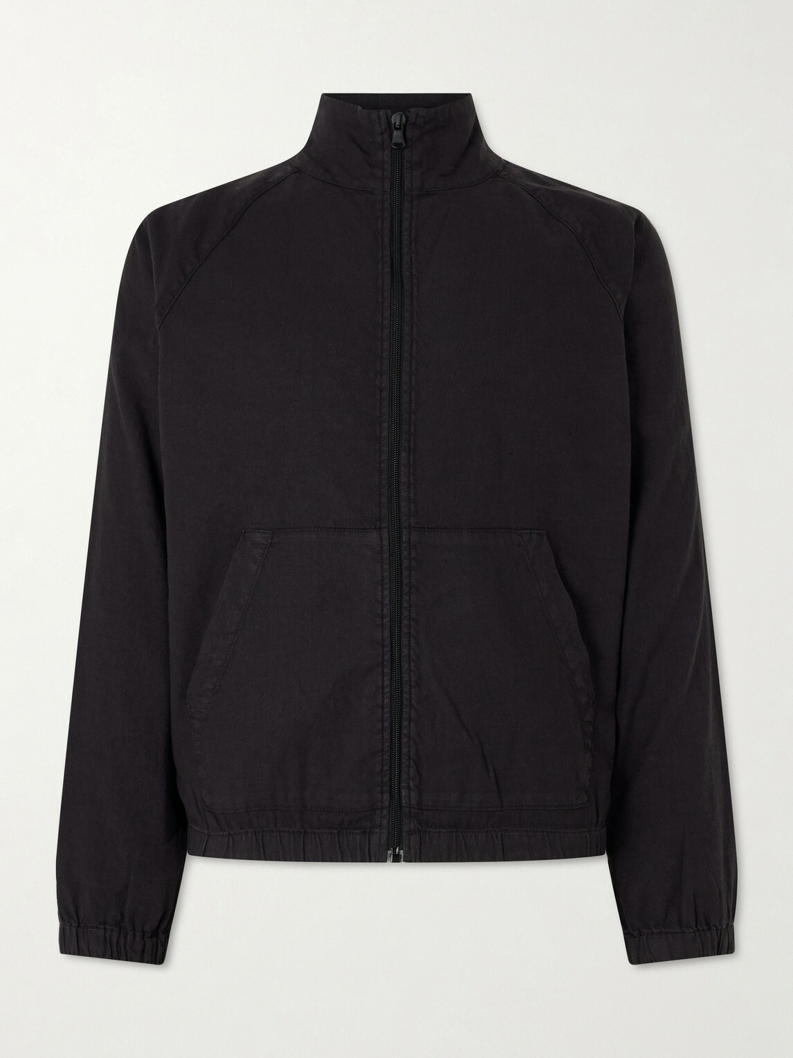 James Perse - Linen-Blend Blouson Jacket - Black