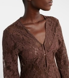 Bananhot Millie cotton and silk lace maxi dress