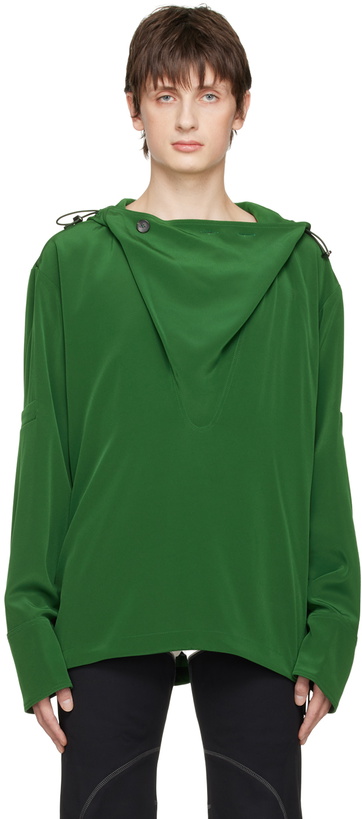 Photo: Maximilian Davis Green Blake Hoodie
