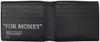 Off-White Black 'For Money' Wallet
