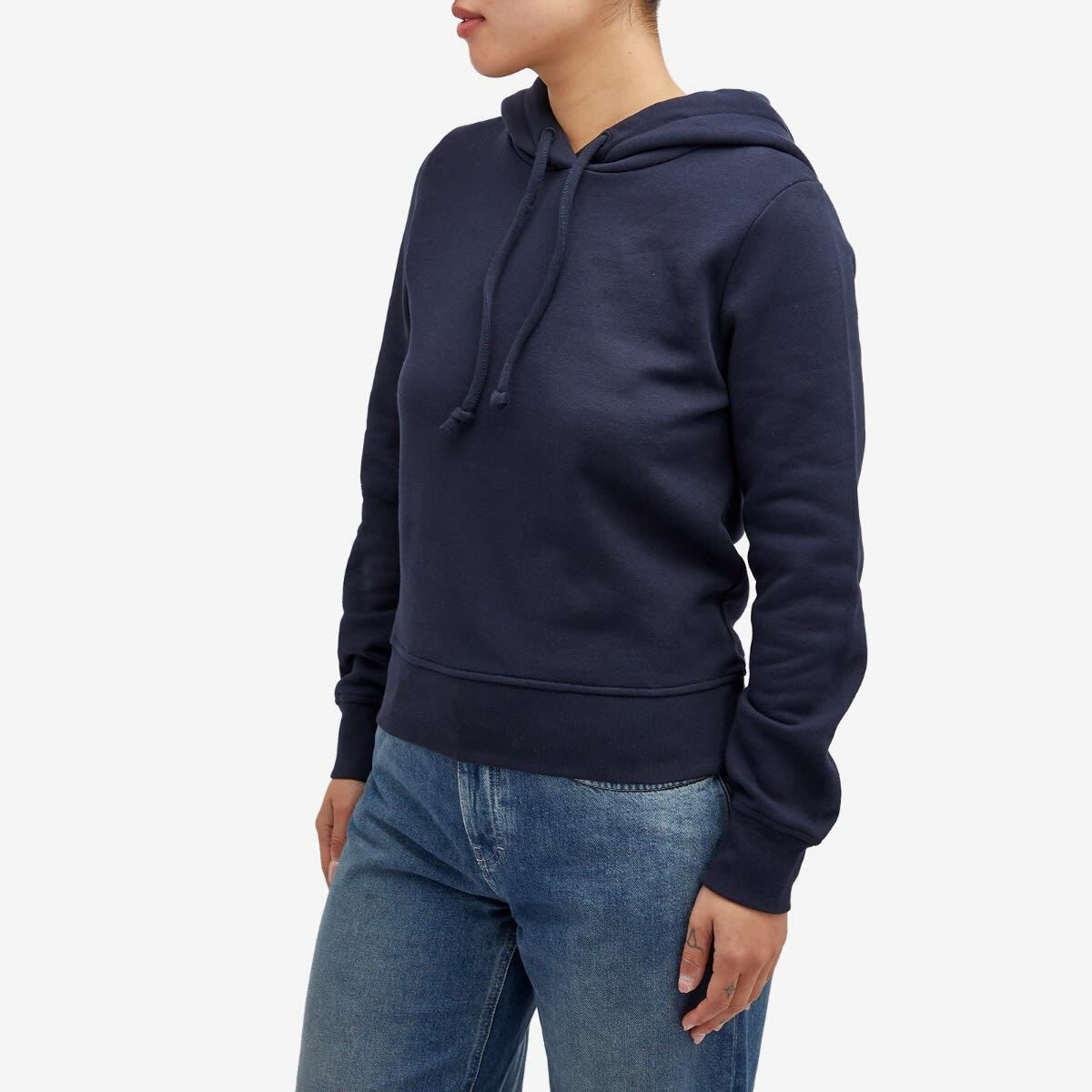 Closed Women's cropped hoodie in Dark Night