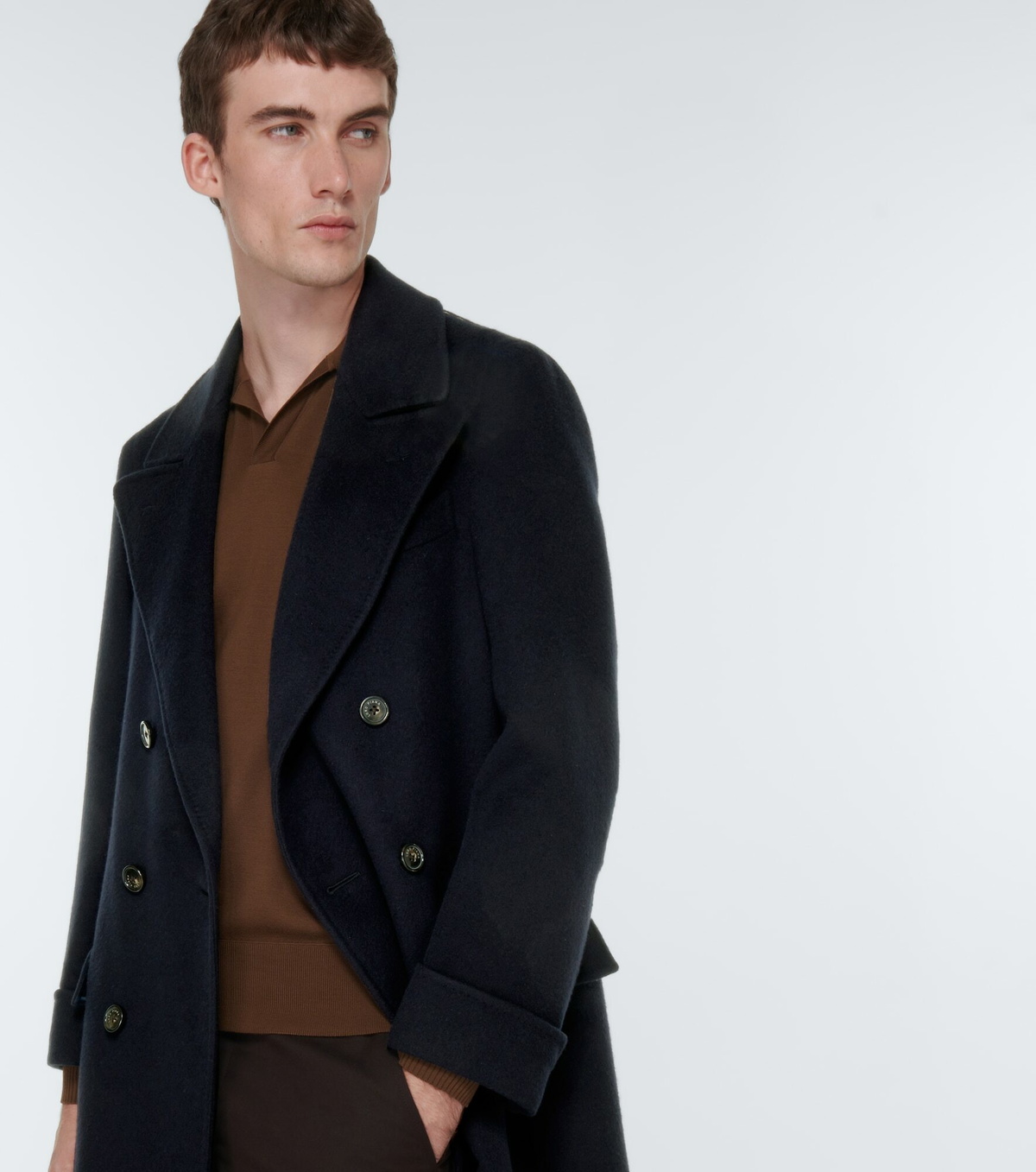 Loro Piana - Double-breasted cashmere coat