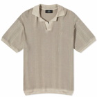Represent Open Stitch Polo Shirt in Cashmere