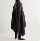 Fear of God for Ermenegildo Zegna - Logo-Intarsia Wool and Cashmere-Blend Blanket - Black