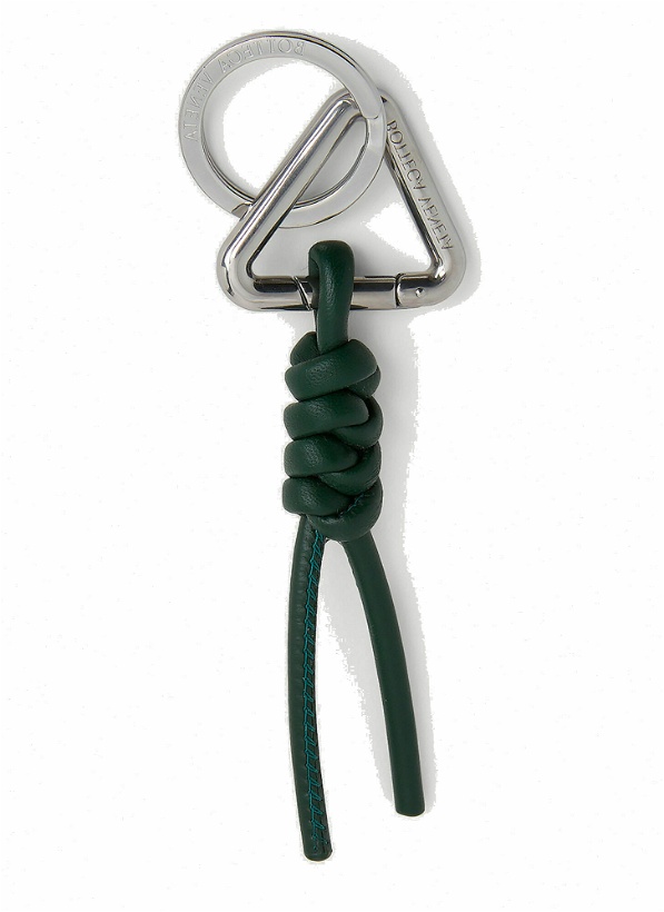 Photo: Triangle Keyring in Green