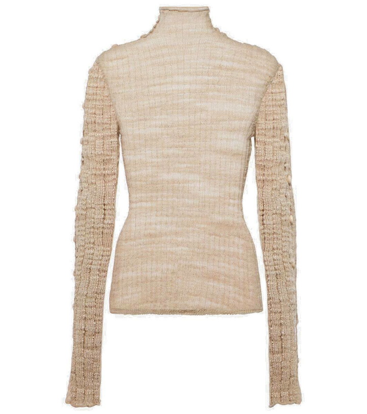 Photo: Acne Studios Kemen ribbed-knit linen-blend top