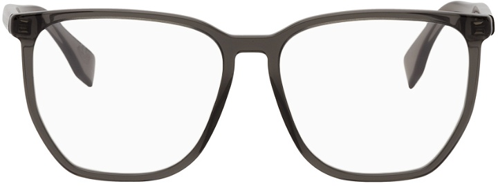 Photo: Fendi Grey Geometric 'Forever Fendi' Glasses