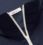 Valentino - Oversized Striped Tech-Jersey Track Jacket - Men - Navy