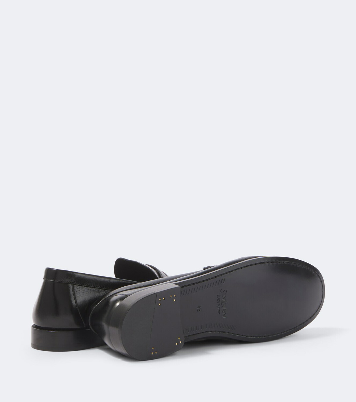 Saint Laurent Le Loafer Supple leather penny loafers