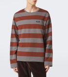 Miu Miu Striped cotton jersey T-shirt