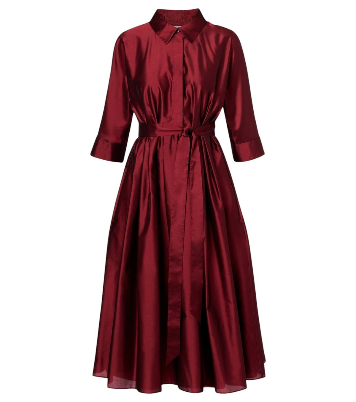 S MAX MARA Olimpia Cotton Midi Shirt Dress S Max Mara