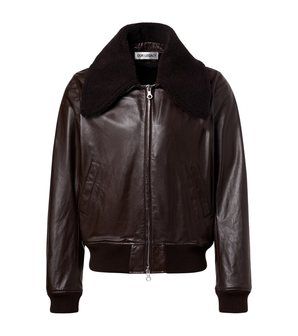 Our Legacy - Pharos Leather Bomber Jacket - Black Our Legacy