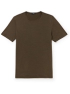 Theory - Cotton-Jersey T-Shirt - Brown