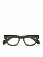 Jacques Marie Mage - Rawlins D-Frame Acetate Gold and Silver-Tone Optical Glasses