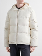 Moncler - Himalaya Hooded Quilted Cotton-Blend Shell Down Jacket - Neutrals