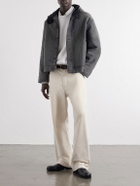 A.PRESSE - Hooded Cotton-Canvas Jacket - Gray
