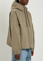 Studio Nicholson Hooded Nylon Jacket Dark Grey