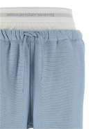 T by Alexander Wang wide Leg W/ Logo Elastic Exposed Brief Joggers