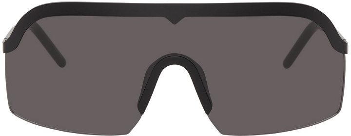 Photo: Kenzo Black & Khaki Shield Sunglasses