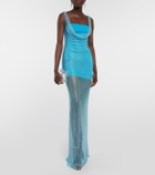 Giuseppe di Morabito Embellished mesh gown