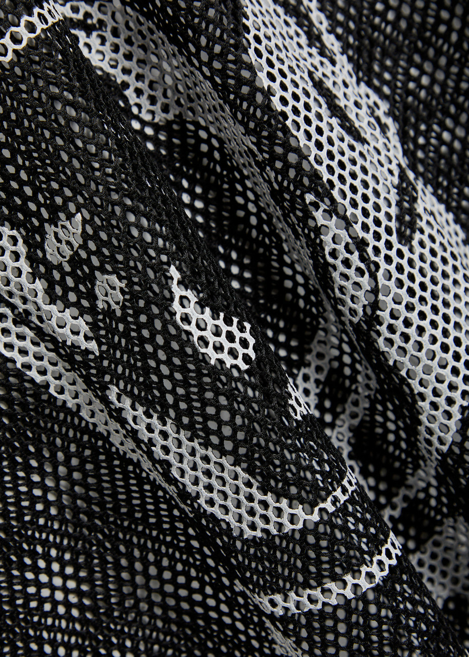 Billionaire Boys Club Logo-print Mesh Football T-shirt Black
