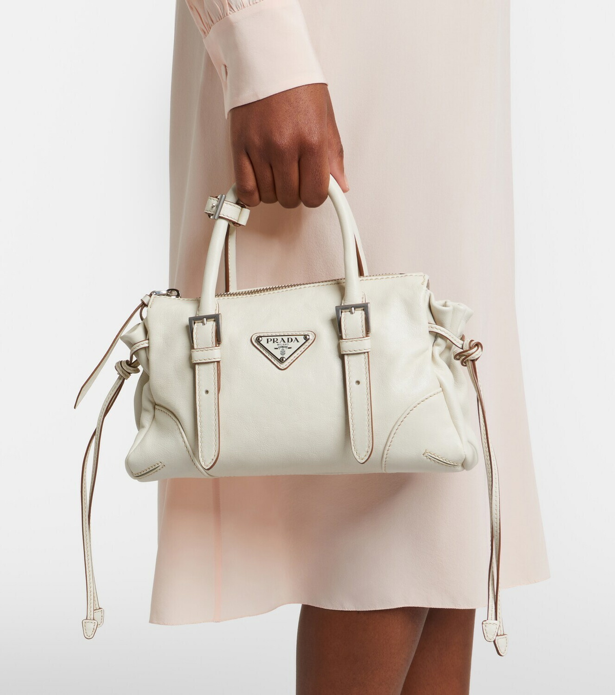 Prada Prada Karin Small leather top-handle bag