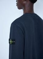 Stone Island Crewneck Sweatshirt with Sleeve Logo Patch