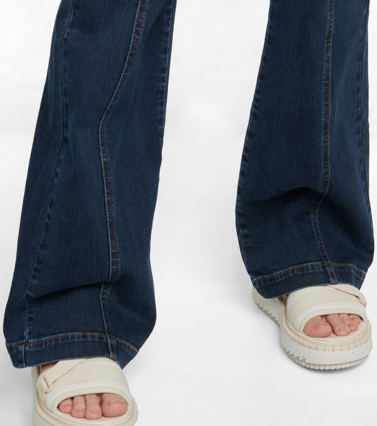 See By Chloe - High-rise flared jeans