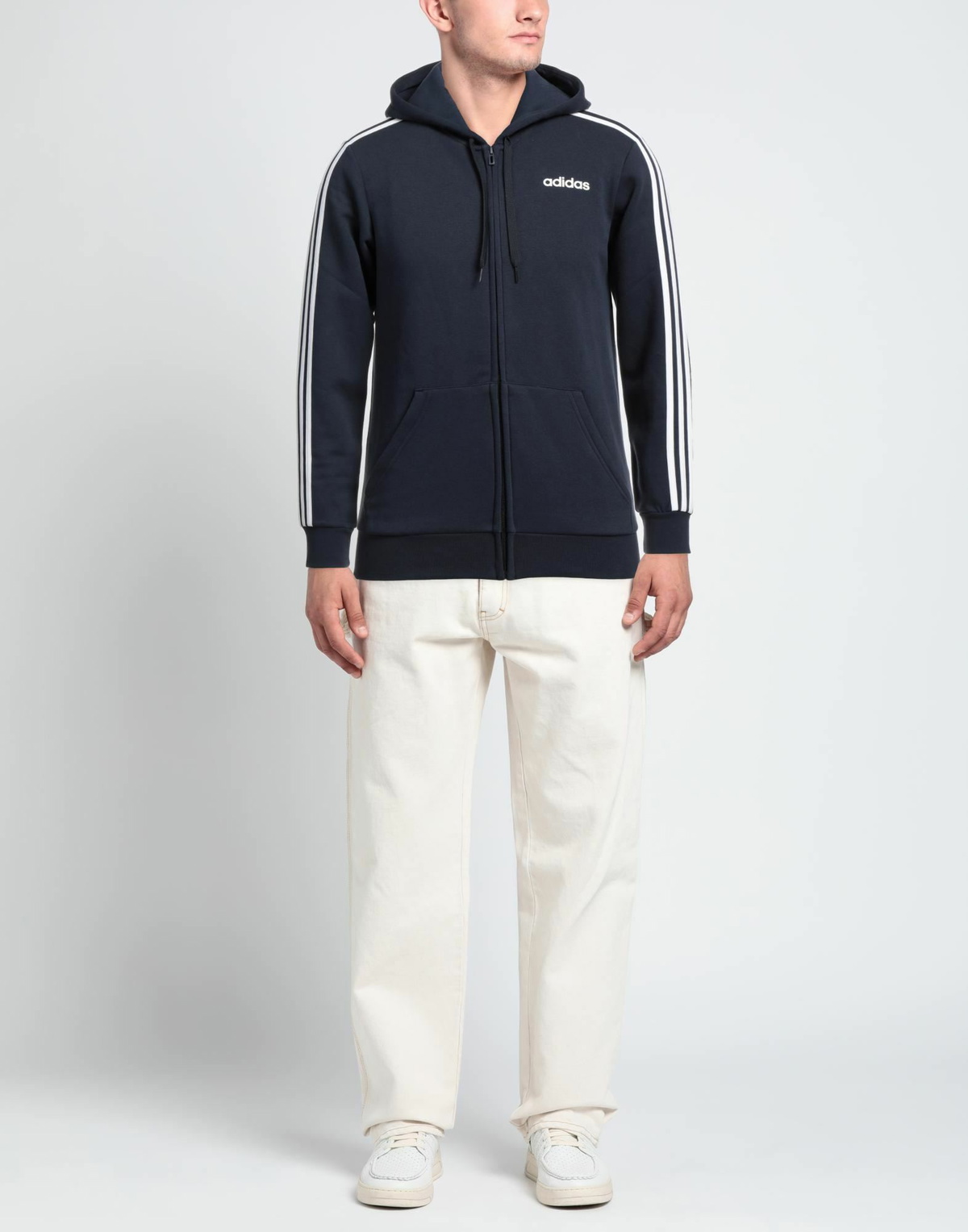Adidas Mens Sweatshirt Midnight in Blue
