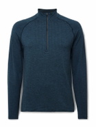 Lululemon - Metal Vent Tech Slim-Fit Stretch-Jersey Half-Zip Top - Blue