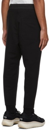Y-3 Black French Terry Cuffed Lounge Pants