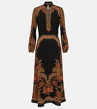 Etro Paisley midi dress