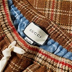 Gucci Gauzed Vintage Check Basket Short