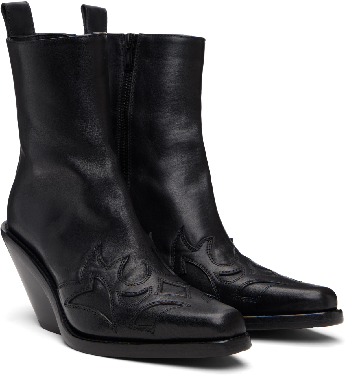 Ann Demeulemeester Black Heimo Ankle Boots