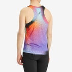 SOAR Men's Race Vest in Black Rainbow Dot