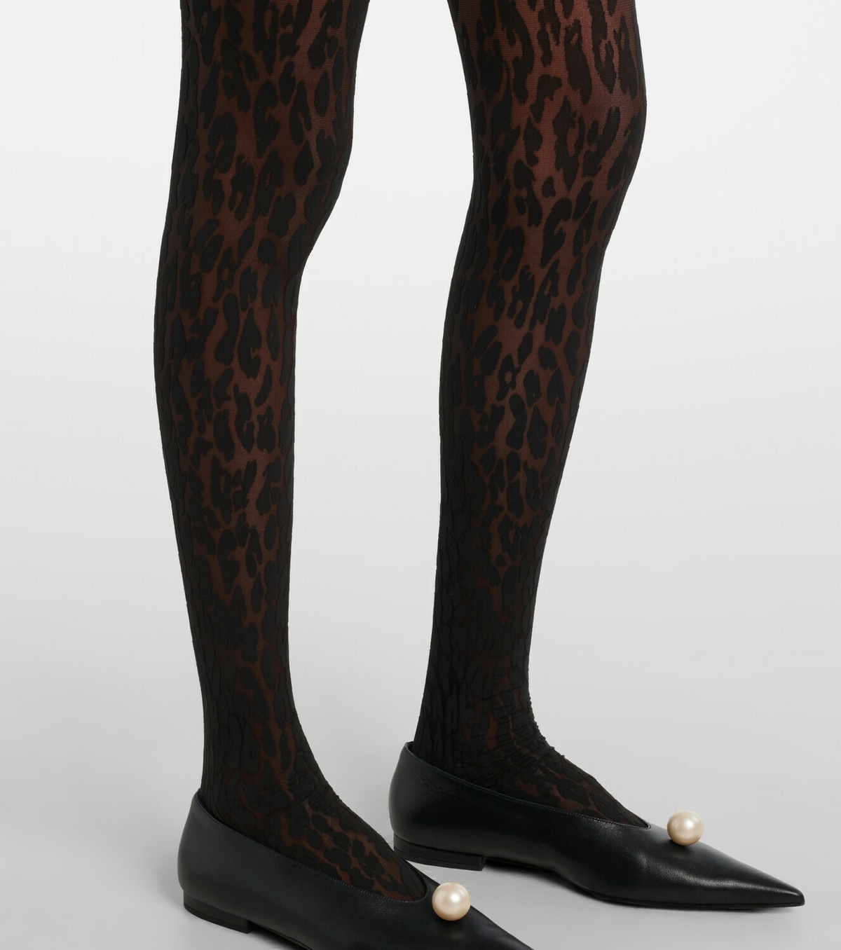 Wolford Leopard-print tights