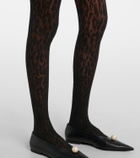 Wolford Leopard-print tights