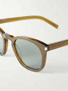 SAINT LAURENT - D-Frame Acetate Sunglasses - Green