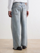 Our Legacy - Vast Cut Wide-Leg Distressed Jeans - Blue