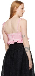 Kika Vargas Pink Ariana Camisole