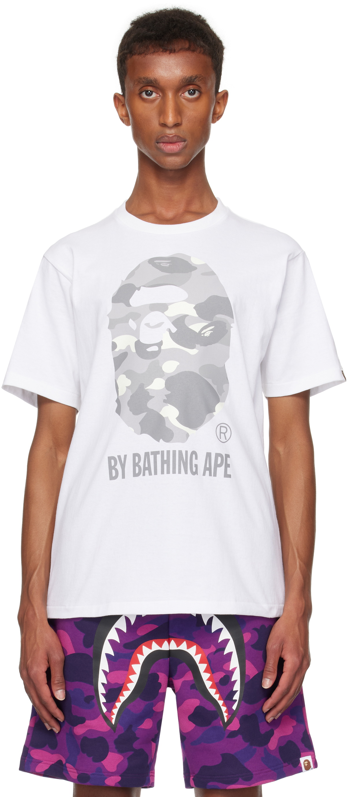 BAPE White City Camo 'By Bathing Ape' T-shirt A Bathing Ape
