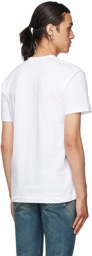 COMME des GARÇONS PLAY White & Black Multi Logo T-Shirt