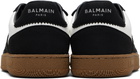 Balmain Black & White Swan Sneakers