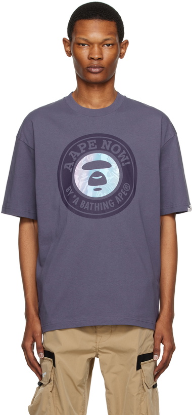 Photo: AAPE by A Bathing Ape Purple Basic T-Shirt